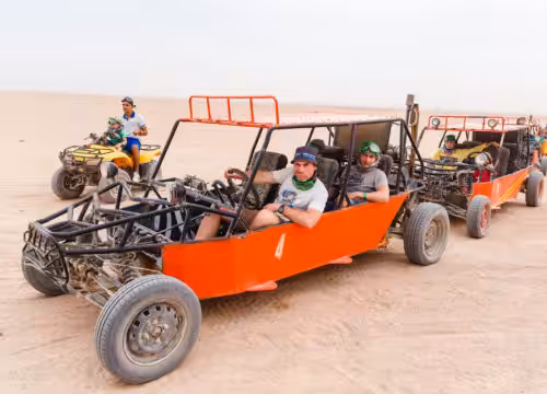 3-Hour Safari Moto in Hurghada – Quad Biking, Camel Ride, Bedouin Dinner & Show
